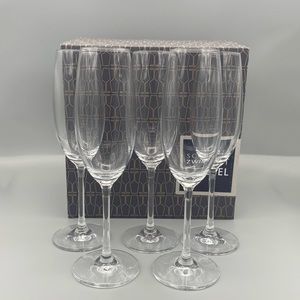 EUC Schott Zwiesel Ivento Champagne Flutes, Set of 5
